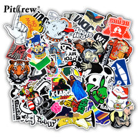 50 pcs Funny Car Stickers on Motorcycle Suitcase Home Decor Phone Laptop Covers DIY Vinyl Decal Sticker Bomb JDM Car styling 2