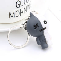 Kpop bts-bangtan boys "Suga" "TATA" etc Personalized Cute Cartoon Keychain Bags Chain For Women Men Jewelry Bangtan Accessories