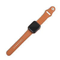 Genuine leather loop strap for apple watch band 42mm 44mm apple watch 4 5 38mm 40mm iwatch 3/2/1 correa replacement bracelet