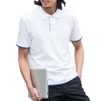 New 2018 Summer Men\'s Quick Dry Smart Casual Polo Shirt Tops Men Jersey Short Sleeve Shirts Breathable Plus Size XXXL T6