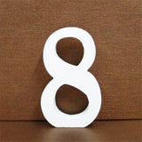 1pc 10CMX10CM White Wooden Letter English Alphabet DIY Personalised Name Design Art Craft Free Standing Heart Wedding Home Decor